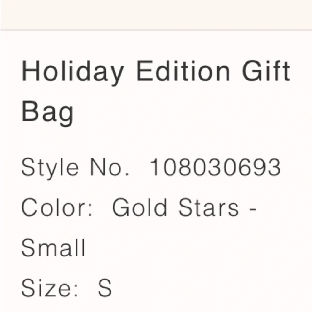 FREE PEOPLE Cream and Gold lightweight Bag- holiday edition⭐️⭐️Collectable ⭐️⭐️